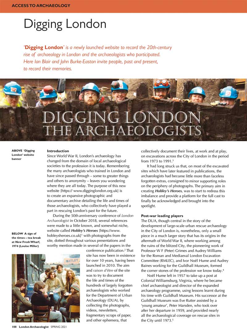 LA Digging London article 2021 1 800