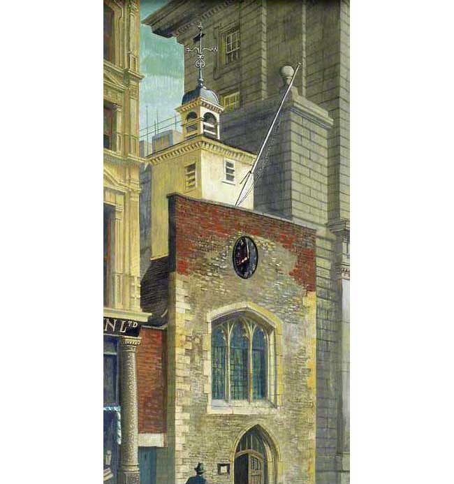 April 1993 St Ethelburga's Church Bishopsgate