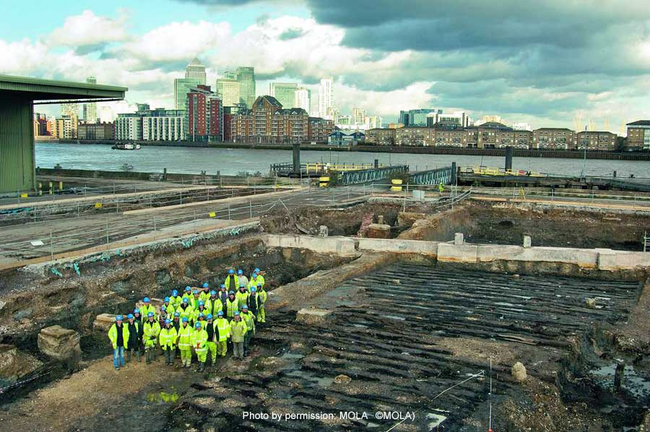 Deptford Royal Dockyard Archaeologist Group Photo