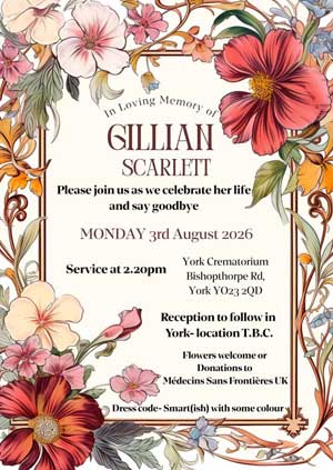 Gill Burial Service details 2026 07 228 300px