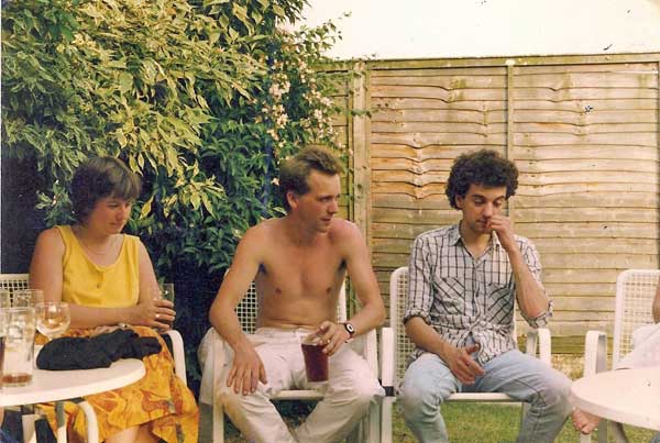 Having run out of cash, a desperate Paul McCulloch swaps his shirt for one last pint. Mike Inzani wishes he'd used a better deodorant,  Arundel